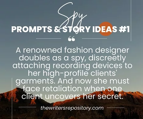 spy writing prompts and story ideas