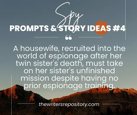 spy writing prompts and story ideas