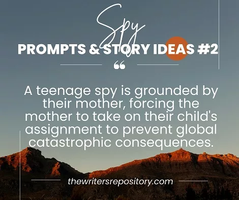 spy writing prompts and story ideas