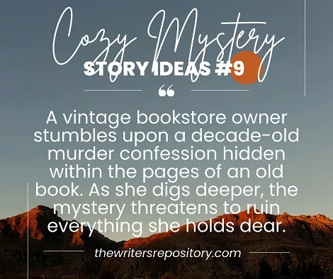 cozy mystery story ideas